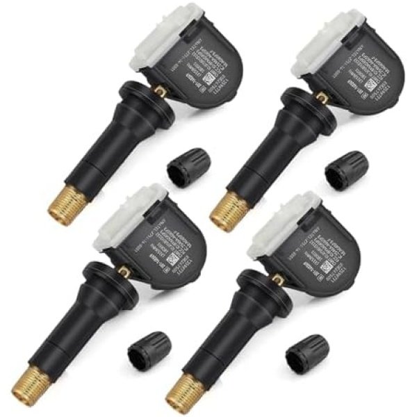 TPMS Sensor GM, 4pcs 315Mhz Tire Pressure Monitoring Sensor Replacement