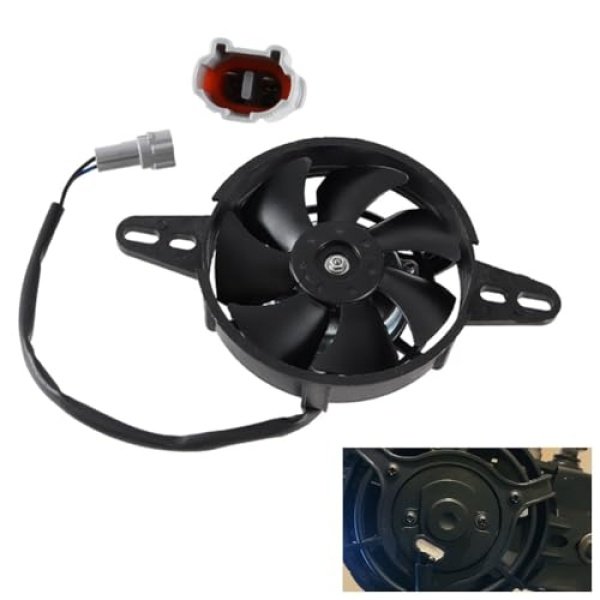 12V DC Radiator Fan 4" Electric Cooling Fan Motor Replacement for NC250 150cc