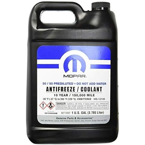 Genuine Coolant Antifreeze, 50/50 68163849AB